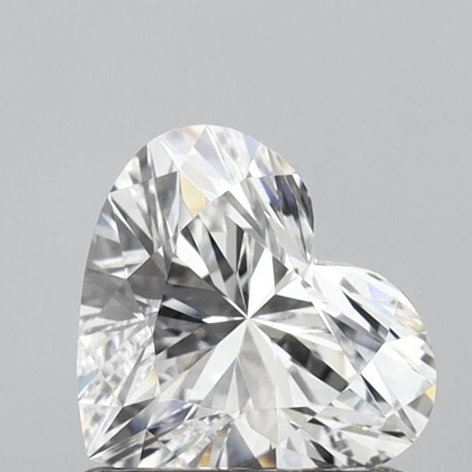 1.09ct D VVS2 Rare Carat Ideal Cut Heart Lab Grown Diamond