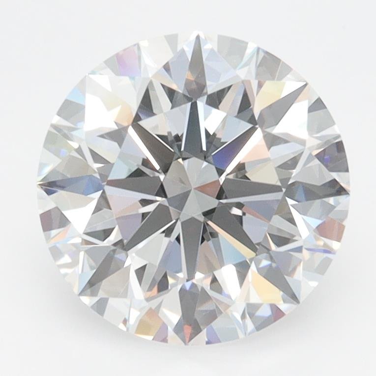 2.61ct D VVS2 Rare Carat Ideal Cut Round Lab Grown Diamond