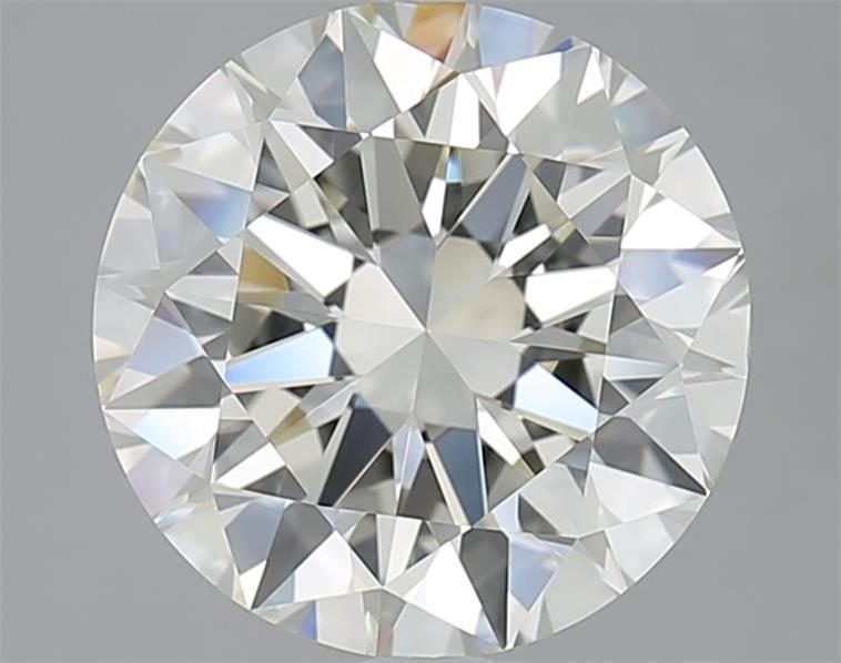 4.01ct K VVS2 Rare Carat Ideal Cut Round Diamond
