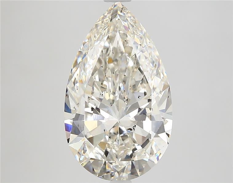 3.53ct I SI2 Rare Carat Ideal Cut Pear Diamond