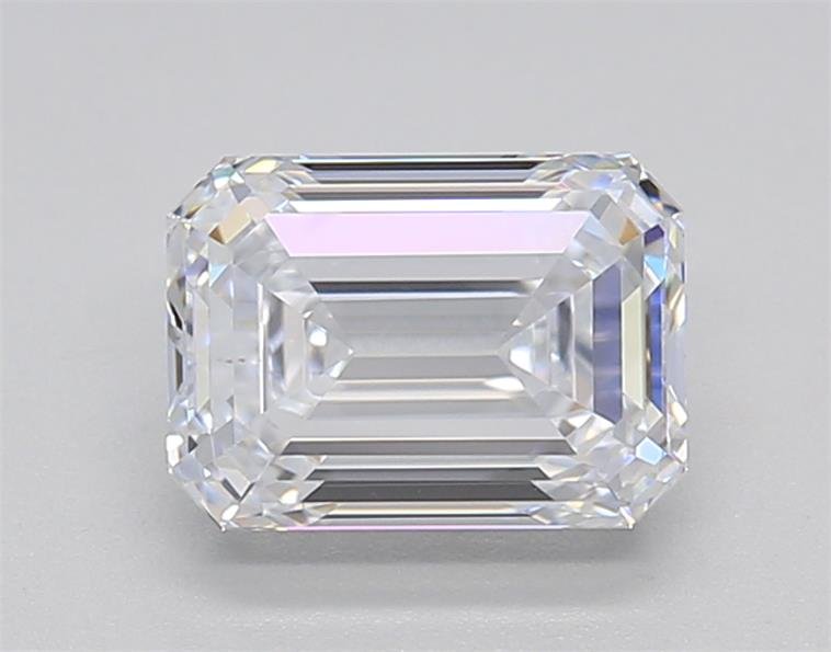 1.54ct D VS1 Rare Carat Ideal Cut Emerald Lab Grown Diamond