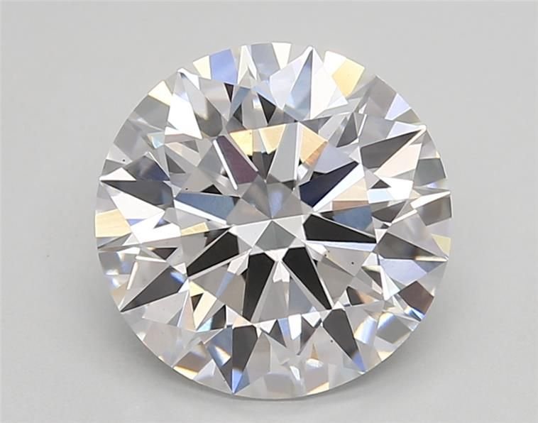 3.21ct D VS1 Rare Carat Ideal Cut Round Lab Grown Diamond