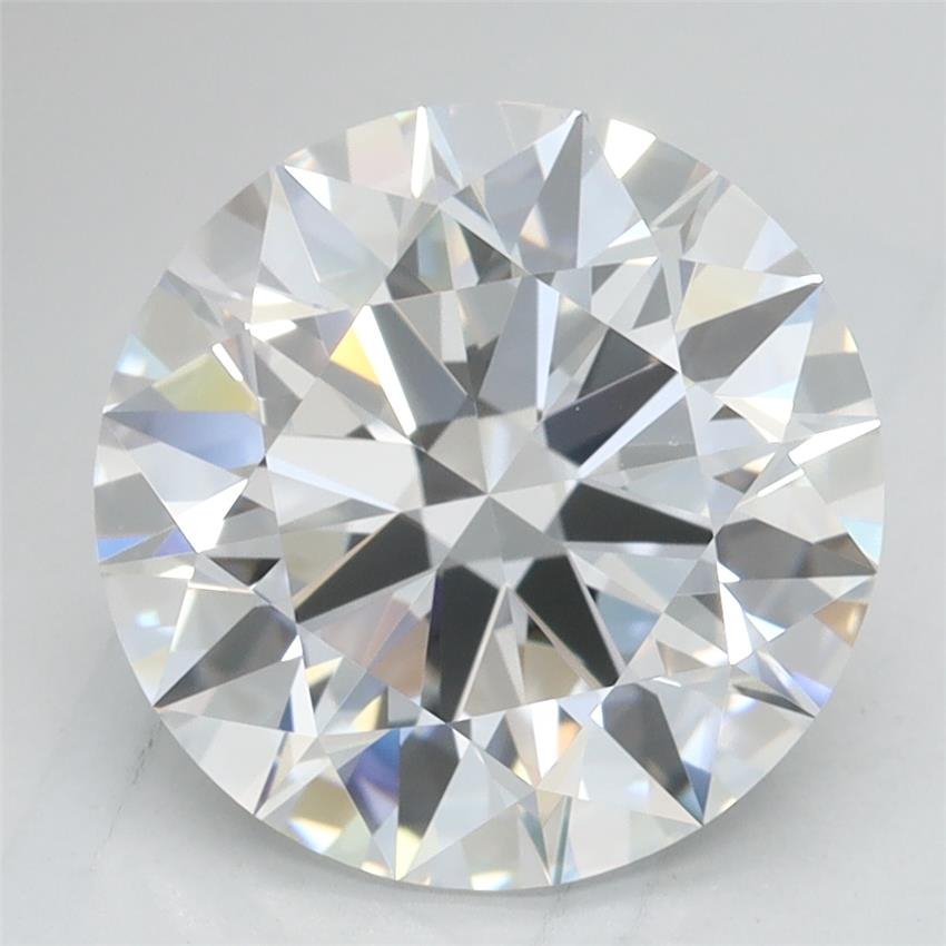 3.19ct D FL Rare Carat Ideal Cut Round Lab Grown Diamond