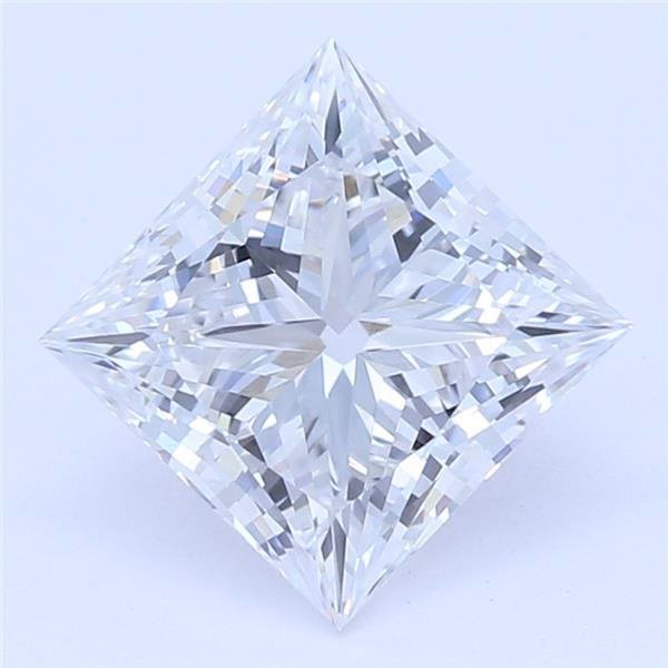 0.88ct E VS1 Rare Carat Ideal Cut Princess Lab Grown Diamond