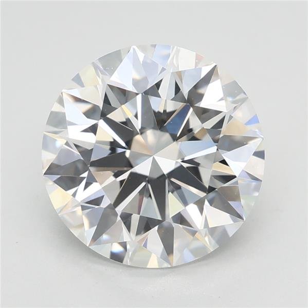 3.04ct E VS1 Rare Carat Ideal Cut Round Lab Grown Diamond