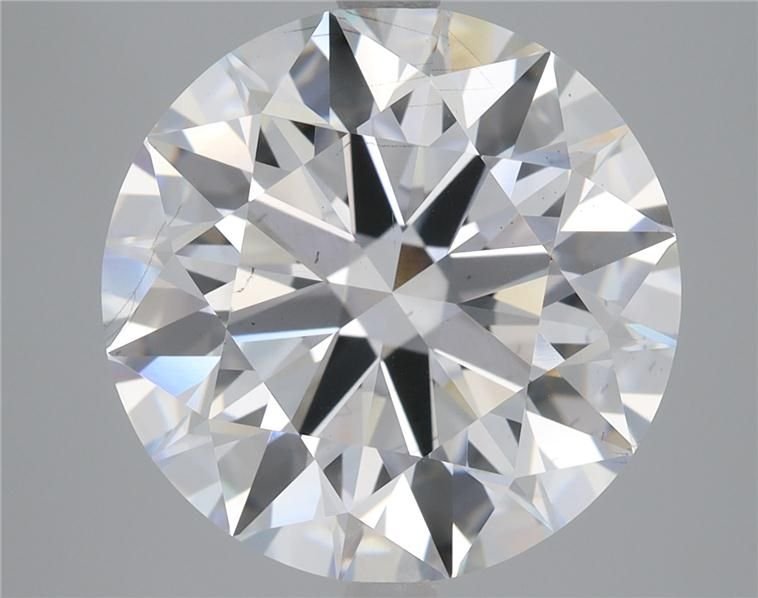 5.64ct F SI1 Rare Carat Ideal Cut Round Lab Grown Diamond