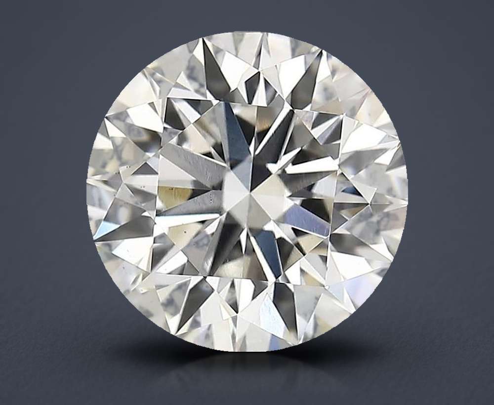 3.40 Carat Round Lab Diamond
