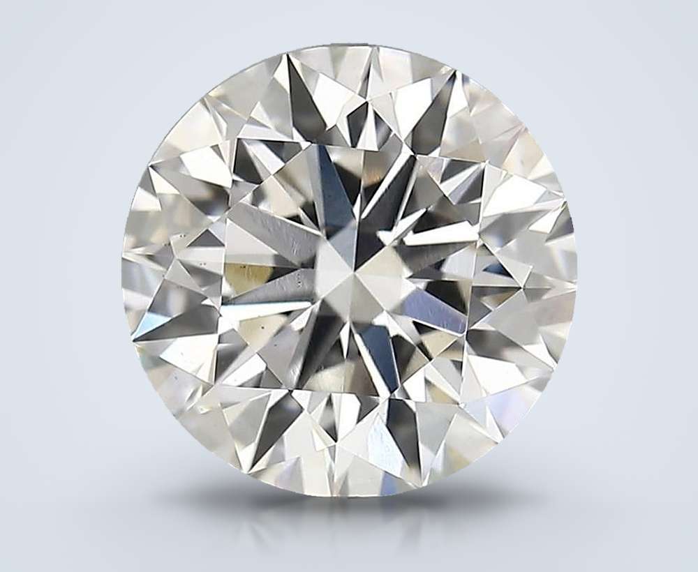 3.40 Carat Round Lab Diamond