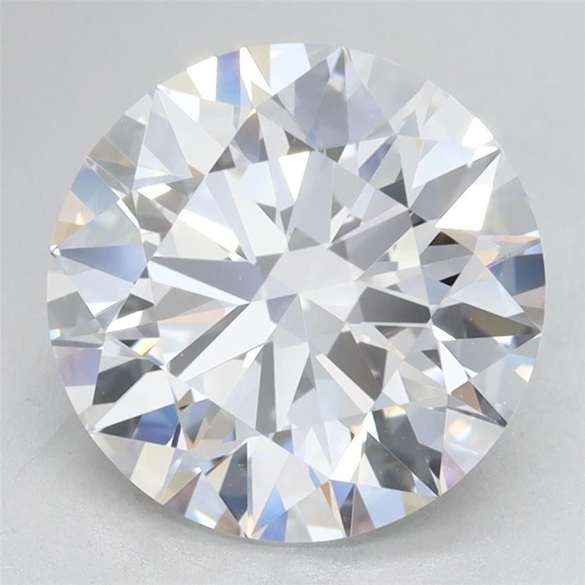 3.34ct D IF Rare Carat Ideal Cut Round Lab Grown Diamond