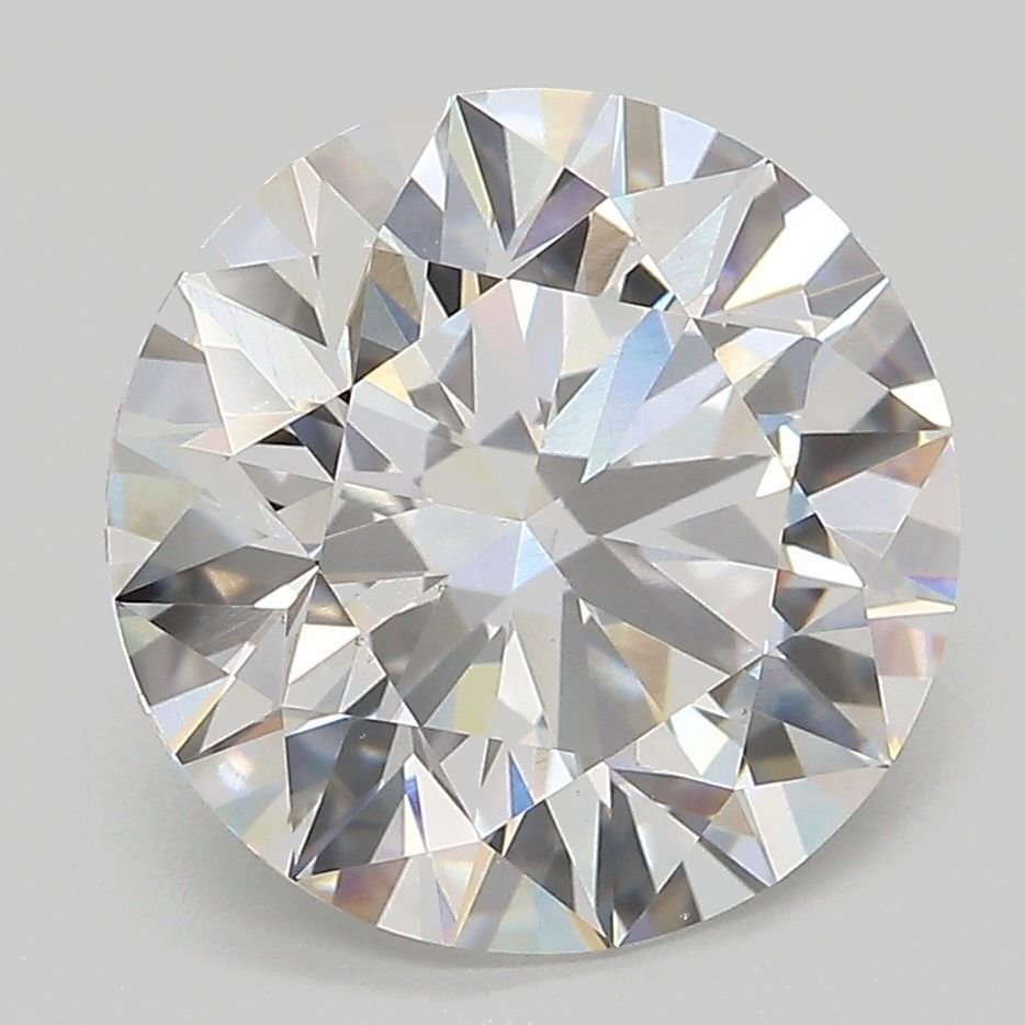 5.05ct E VS2 Rare Carat Ideal Cut Round Lab Grown Diamond