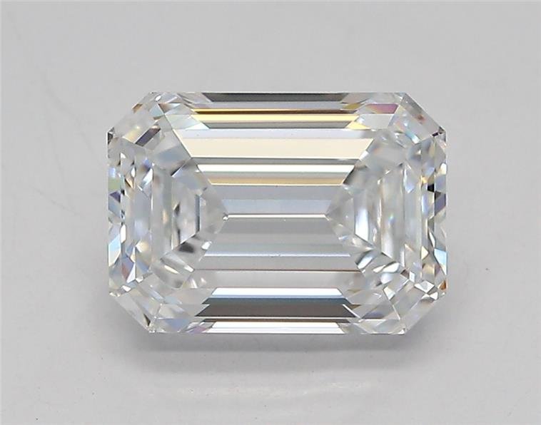 1.58ct D VVS1 Rare Carat Ideal Cut Emerald Lab Grown Diamond