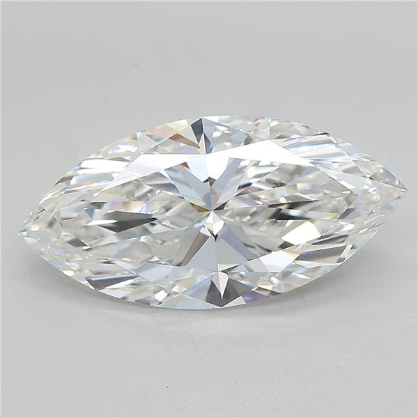 4.16ct E VVS2 Rare Carat Ideal Cut Marquise Lab Grown Diamond