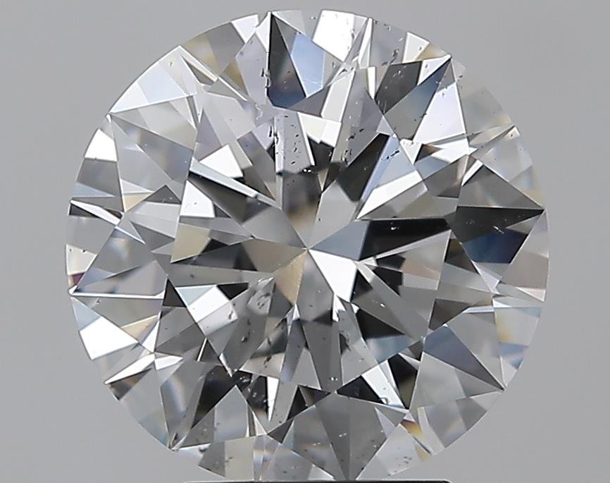 4.01ct D SI2 Rare Carat Ideal Cut Round Diamond