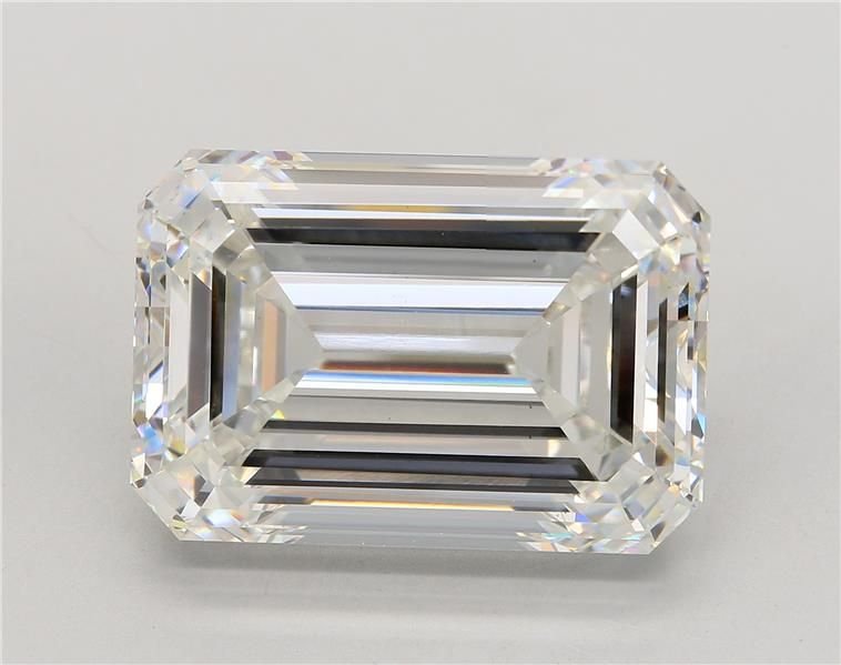 32.26ct G VS1 Rare Carat Ideal Cut Emerald Lab Grown Diamond