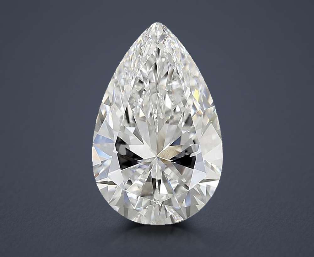 5.50 Carat Pear Lab Diamond