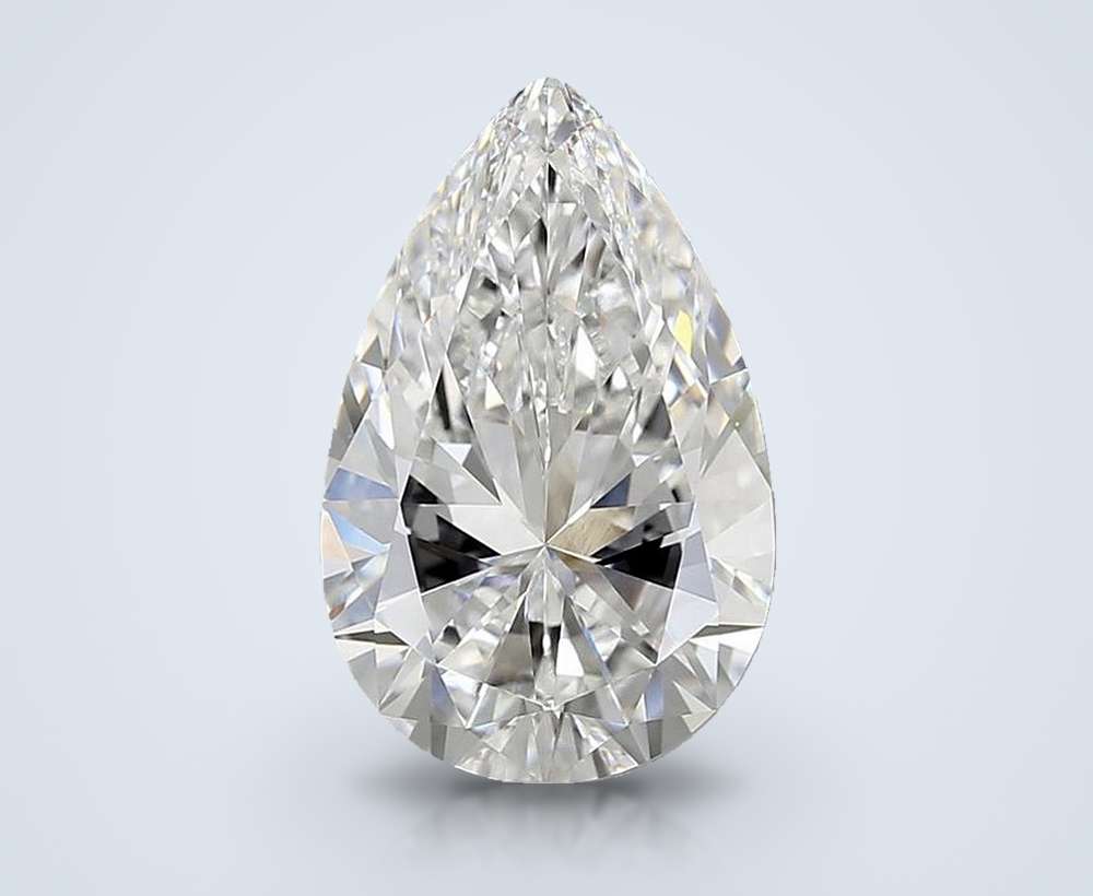 5.50 Carat Pear Lab Diamond