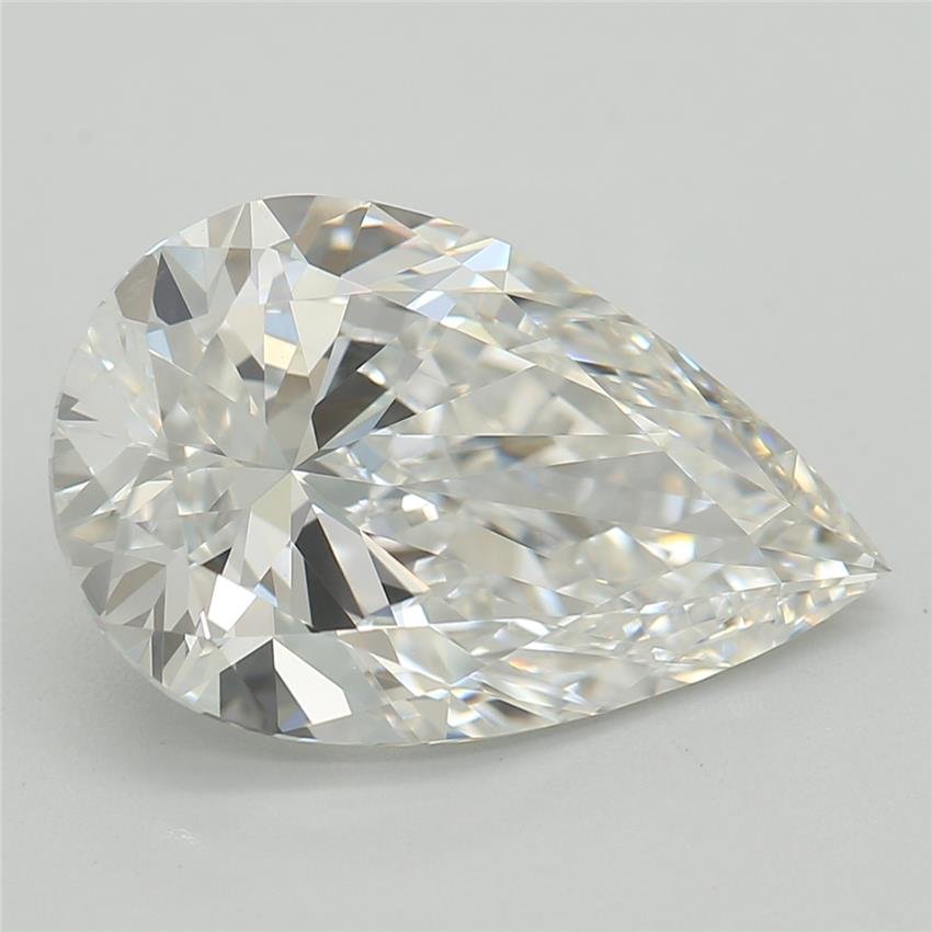 2.55ct F VVS2 Rare Carat Ideal Cut Pear Lab Grown Diamond