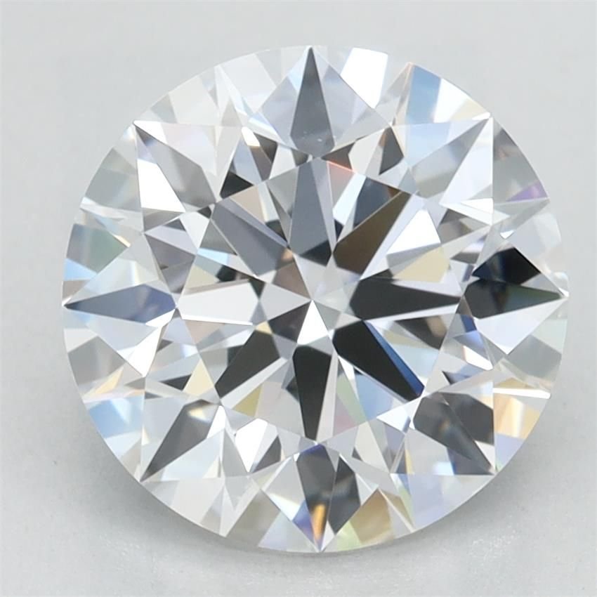2.51ct D VVS1 Rare Carat Ideal Cut Round Lab Grown Diamond