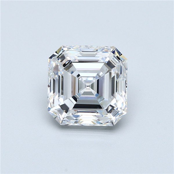 4.61ct E VS2 Rare Carat Ideal Cut Asscher Diamond