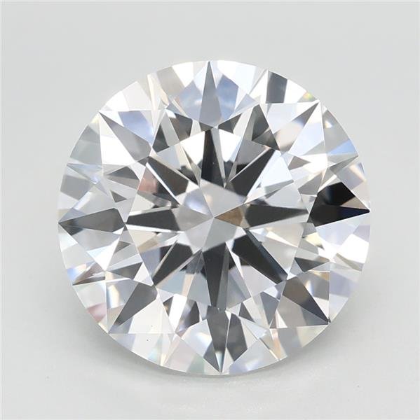 3.21ct E VS1 Rare Carat Ideal Cut Round Lab Grown Diamond