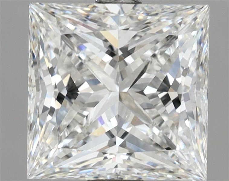 3.51ct E VVS2 Rare Carat Ideal Cut Princess Lab Grown Diamond