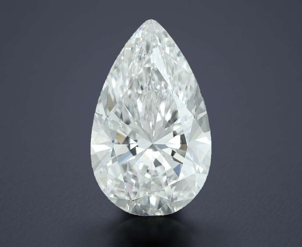 3.58 Carat Pear Lab Diamond