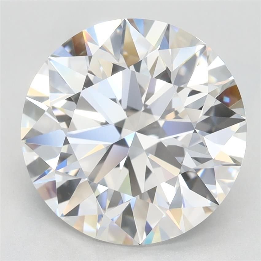 3.58ct D VVS2 Rare Carat Ideal Cut Round Lab Grown Diamond