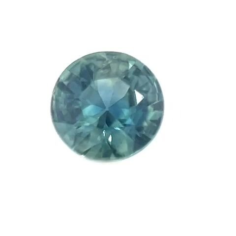 0.36 Carat Green Round Sapphire