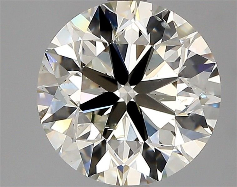 3.02ct K SI2 Very Good Cut Round Diamond