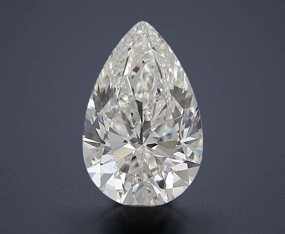 1.37 Carat Pear Lab Diamond