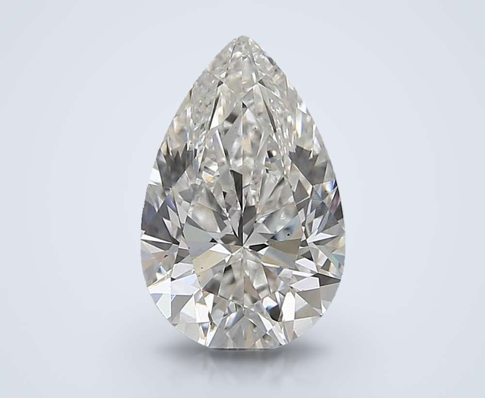 1.37 Carat Pear Lab Diamond