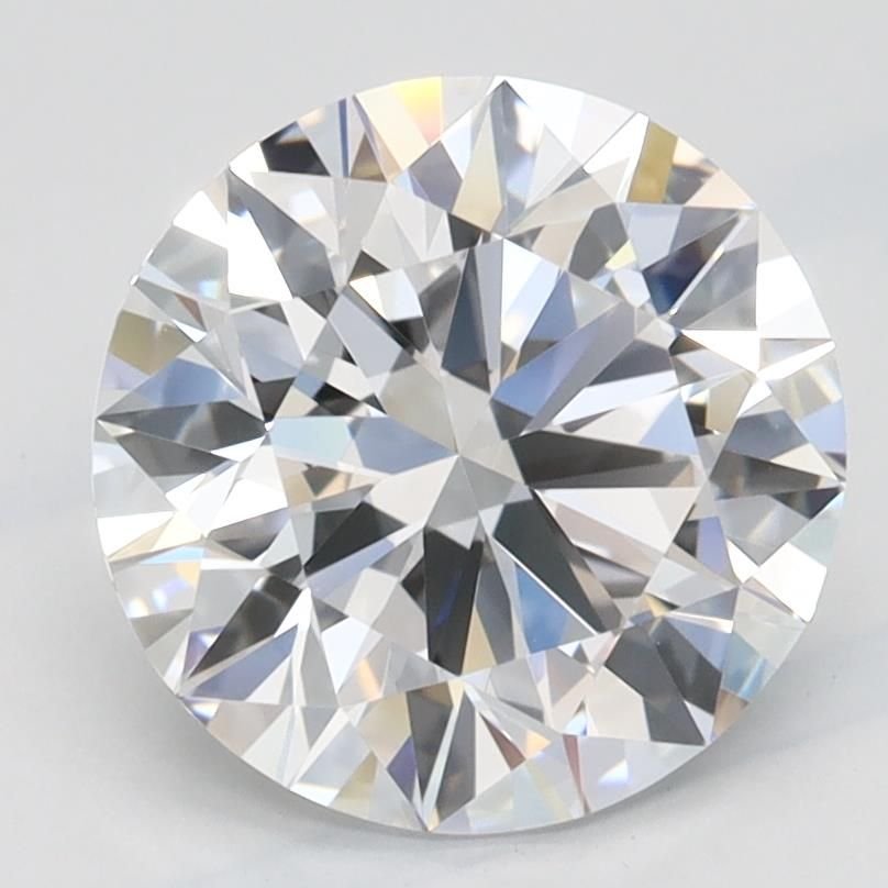 2.04ct D VVS1 Rare Carat Ideal Cut Round Lab Grown Diamond