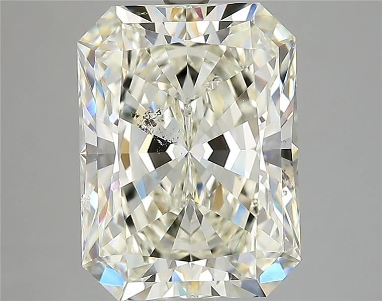 5.02ct K SI2 Rare Carat Ideal Cut Radiant Diamond