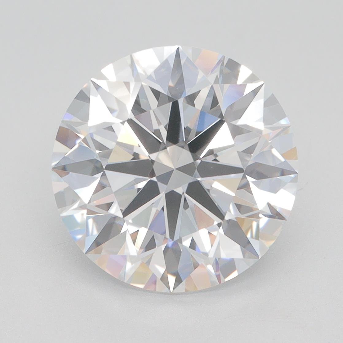 4.51ct D VVS2 Rare Carat Ideal Cut Round Lab Grown Diamond