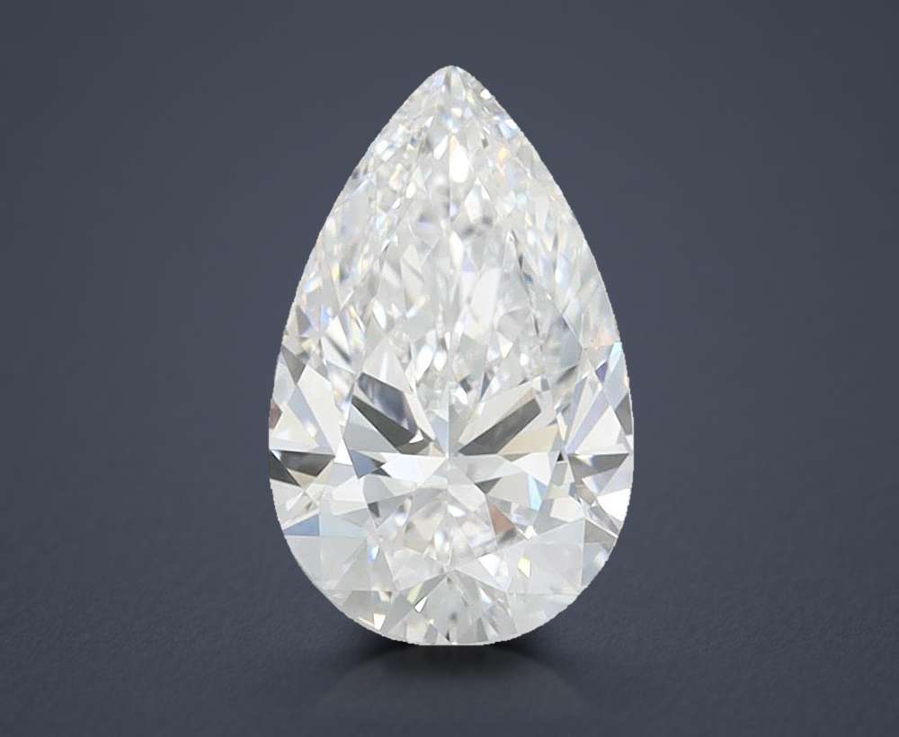 1.00 Carat Pear Lab Diamond