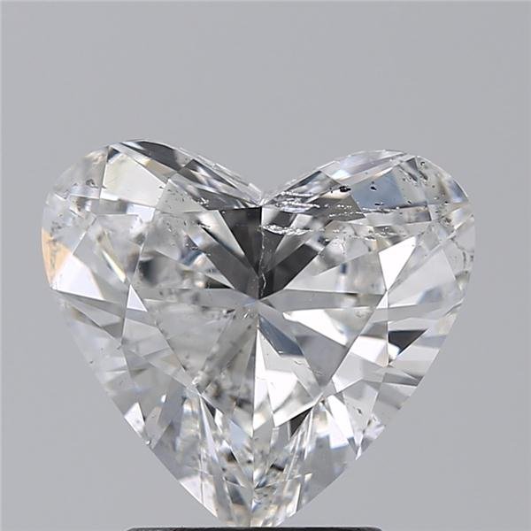 2.06ct F SI2 Excellent Cut Heart Diamond