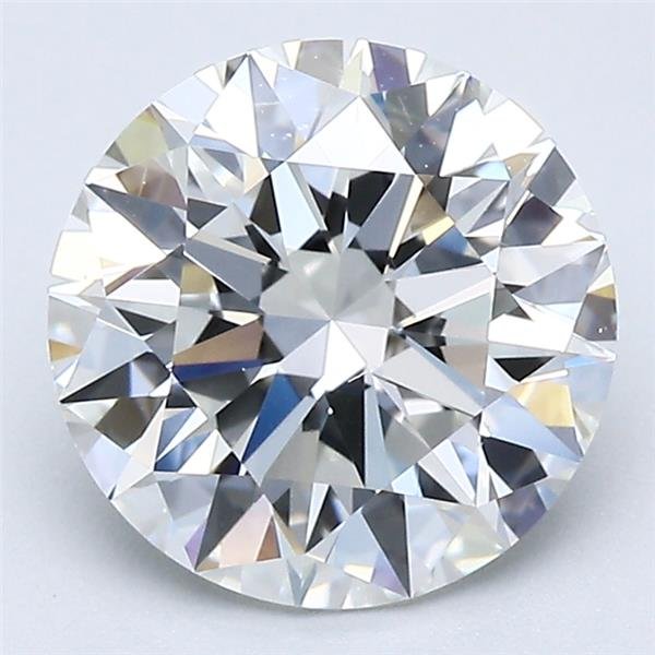 2.43ct G VS1 Rare Carat Ideal Cut Round Diamond