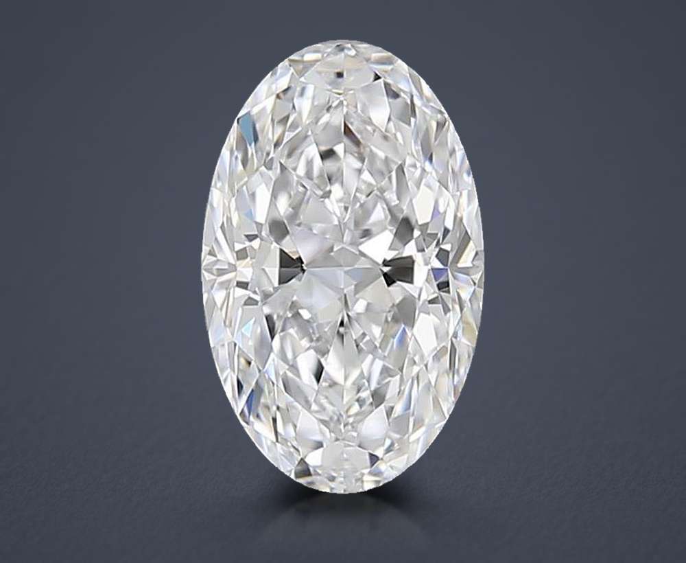 0.53 Carat Oval Lab Diamond