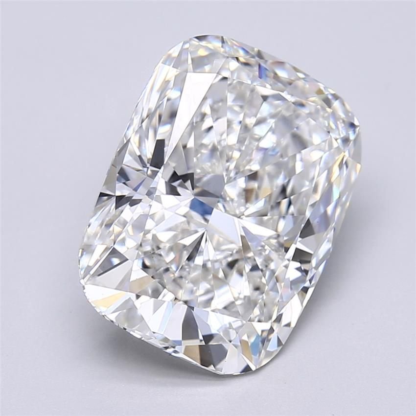 9.01ct F VS1 Rare Carat Ideal Cut Cushion Lab Grown Diamond