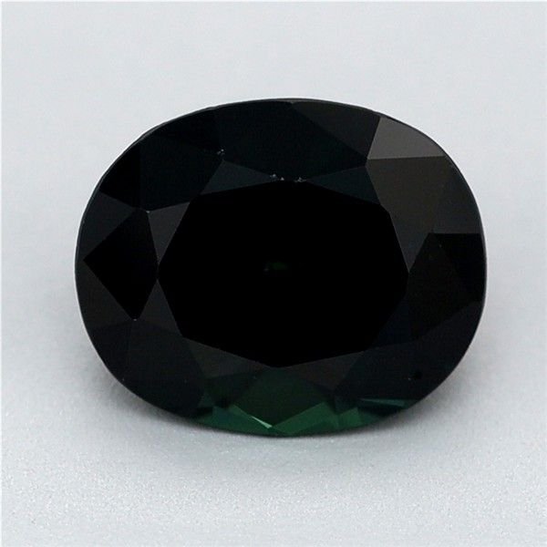 1.04 Carat Teal Oval Sapphire