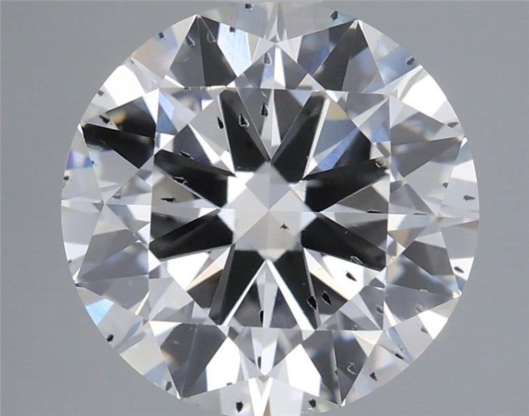 3.01ct F SI2 Excellent Cut Round Lab Grown Diamond