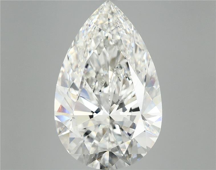 10.67ct F VVS2 Rare Carat Ideal Cut Pear Lab Grown Diamond
