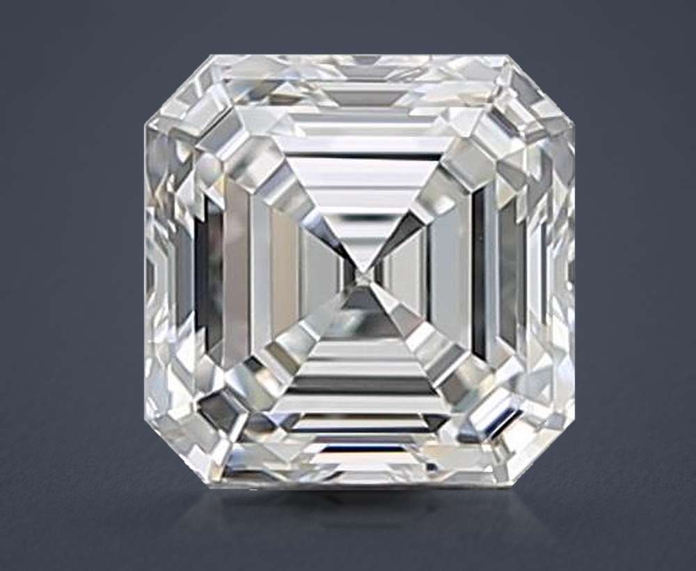 0.71 Carat Asscher Natural Diamond