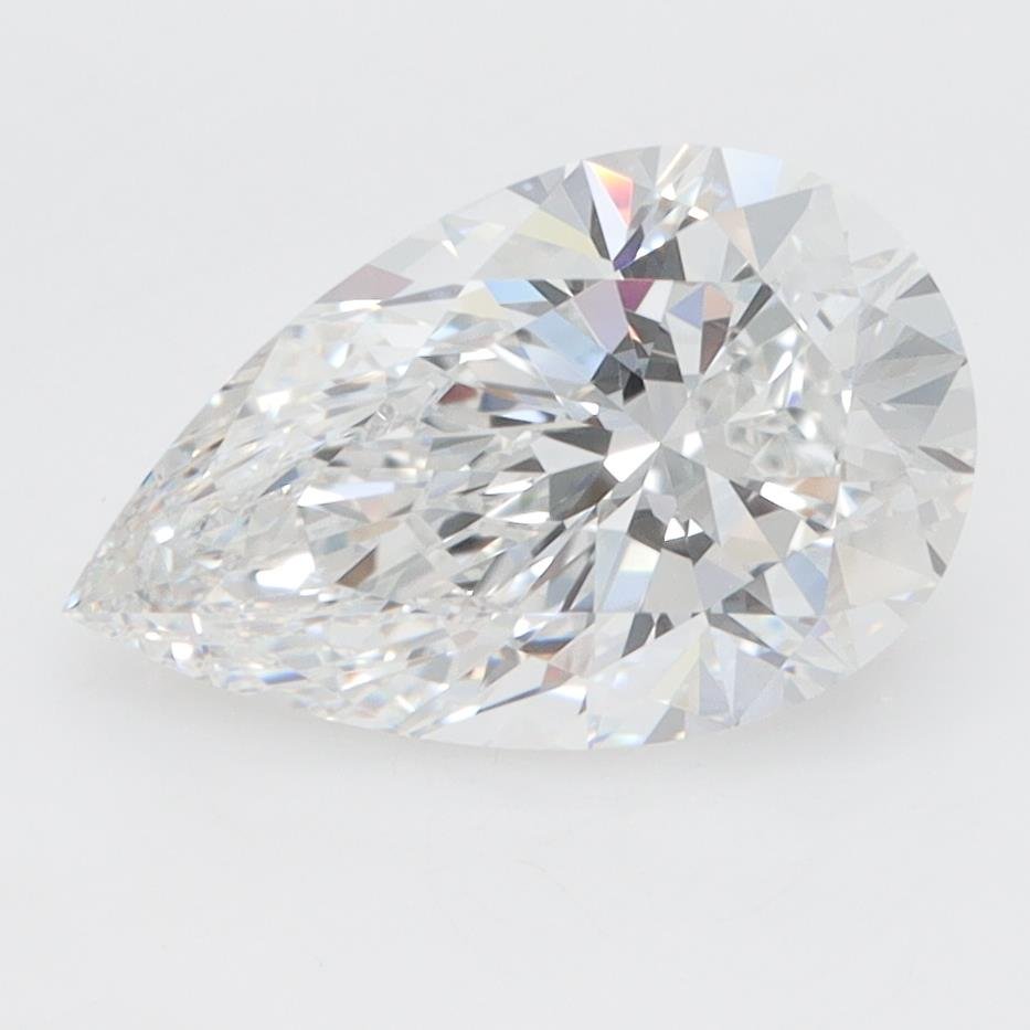 2.27ct E VVS2 Rare Carat Ideal Cut Pear Lab Grown Diamond