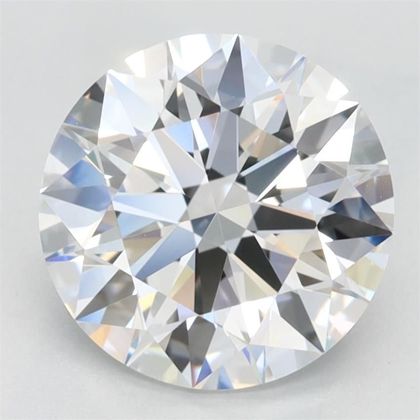 2.74ct D VVS1 Rare Carat Ideal Cut Round Lab Grown Diamond