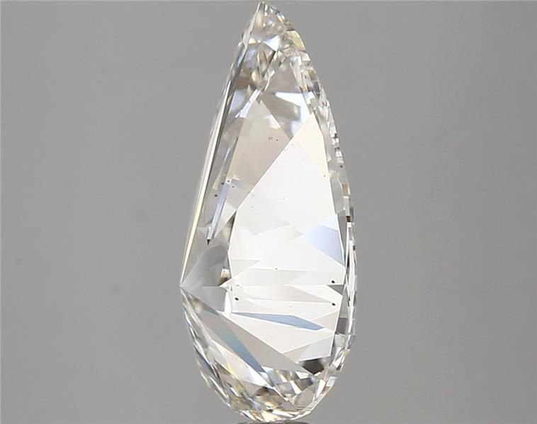 3.98ct H SI1 Rare Carat Ideal Cut Pear Lab Grown Diamond