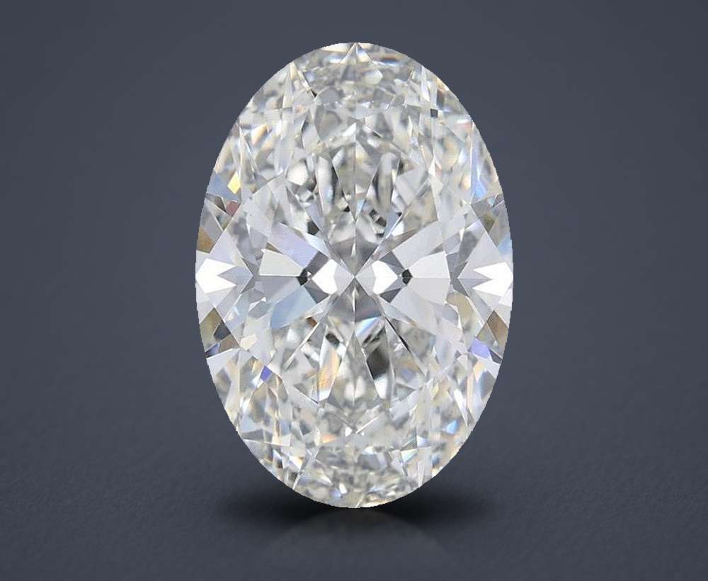 3.80 Carat Oval Lab Diamond