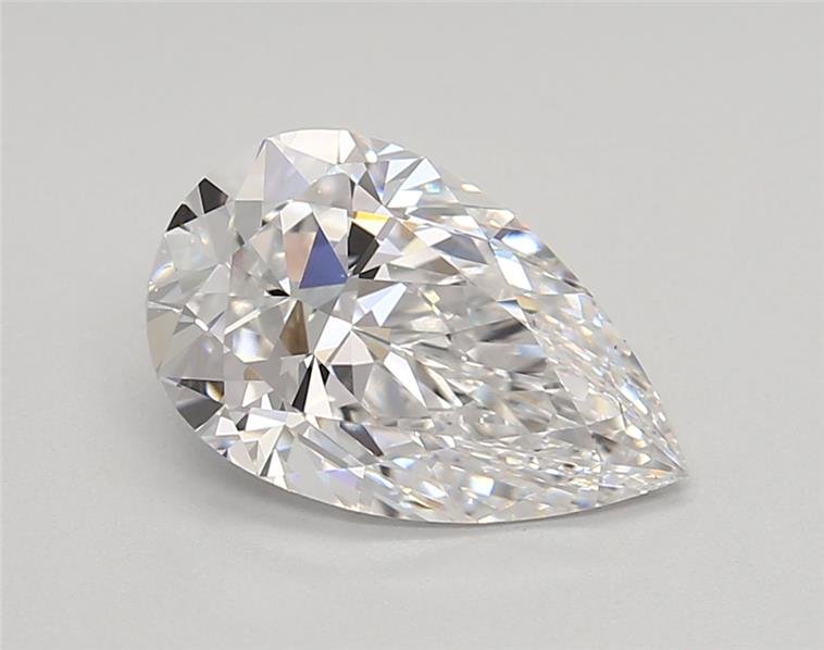 2.15ct D VS1 Rare Carat Ideal Cut Pear Lab Grown Diamond