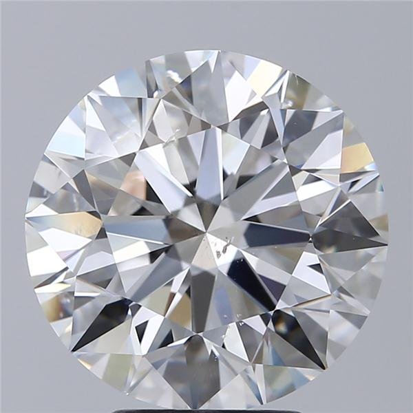 4.51ct E SI2 Rare Carat Ideal Cut Round Diamond