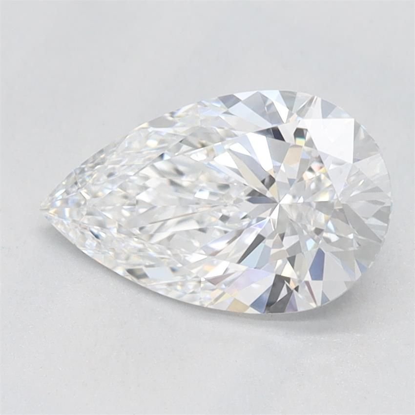 1.07ct D VVS1 Rare Carat Ideal Cut Pear Lab Grown Diamond
